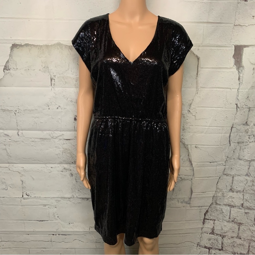 BB DAKOTA Black Sequined Dress